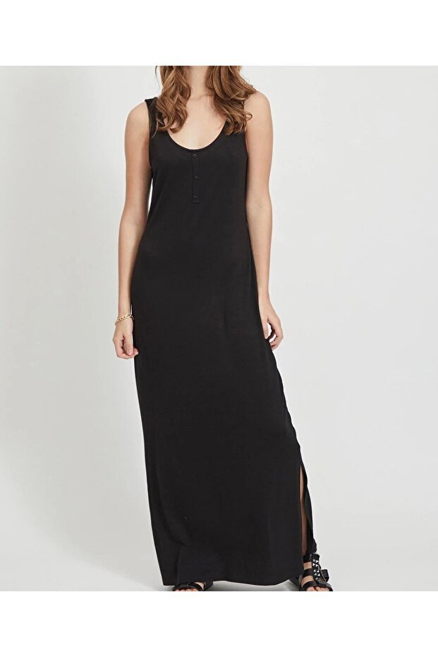Rochie lunga, Negru - 1