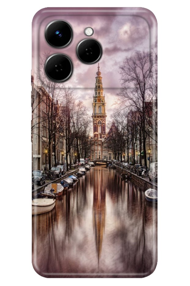 Spark 40 4g (Km5N) Case Decorative Silicone Printed Cover Amsterdam