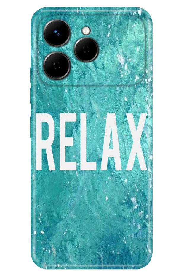 Spark 40 4g (Km5N) Case Decorative Silicone Printed Cover Relax Marble