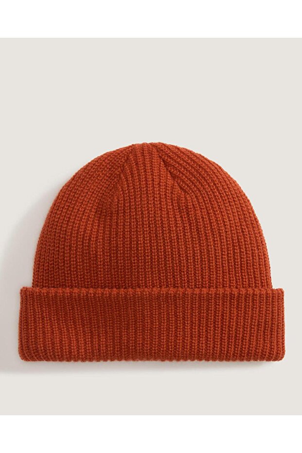 Core Basic Cuff Beanie Unisex Bere VN000QB4Y7X1 Turuncu-STD - 2