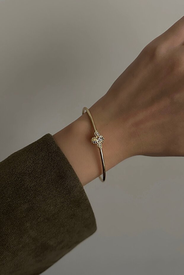 Bee Handcuff Bracelet - 2