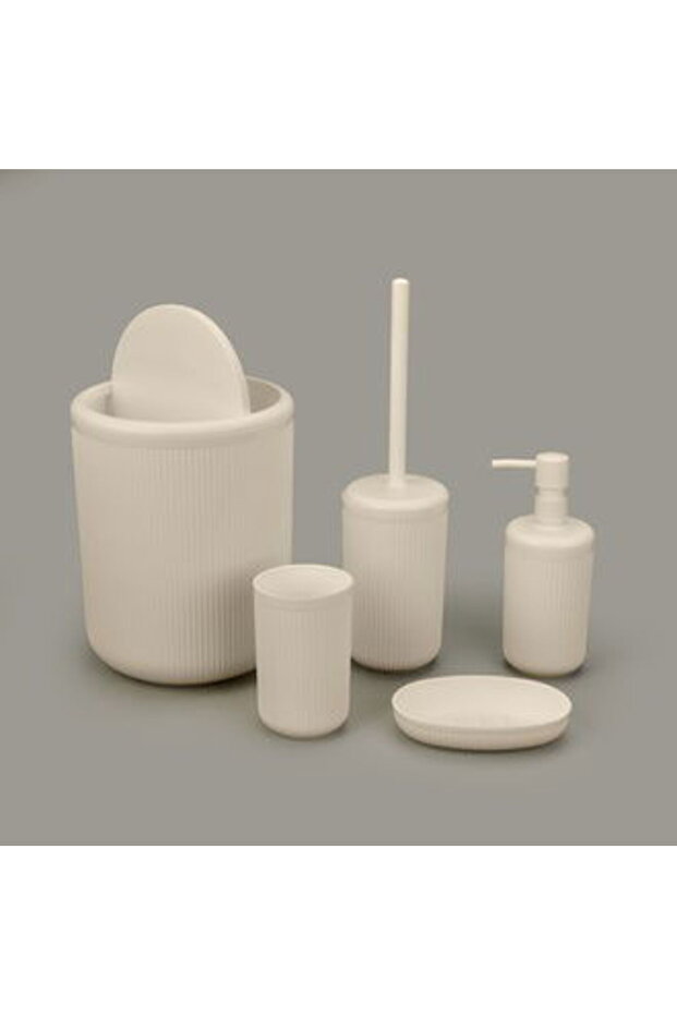 Bath Linea 5'li Banyo Seti - Bej - 2