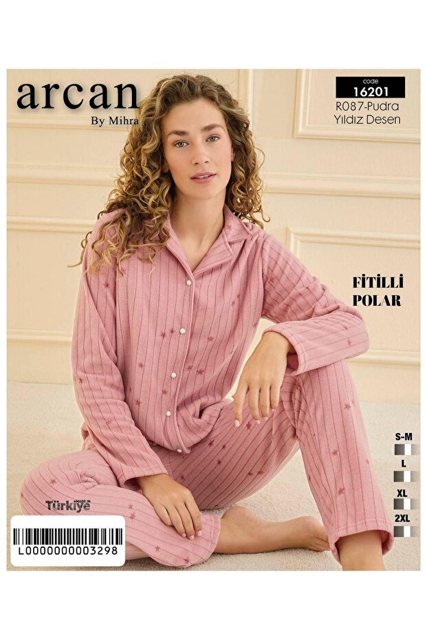 Corded Fabric Polar Pajama Set Pjf1620104