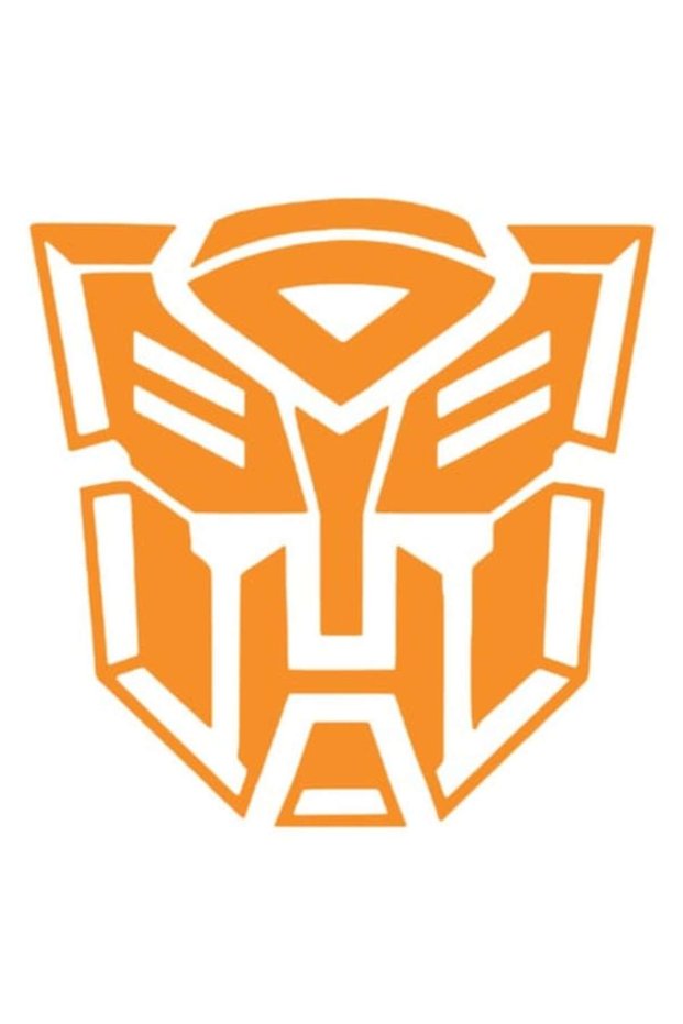 Transformers Bumblebee sticker, 15cm, orange