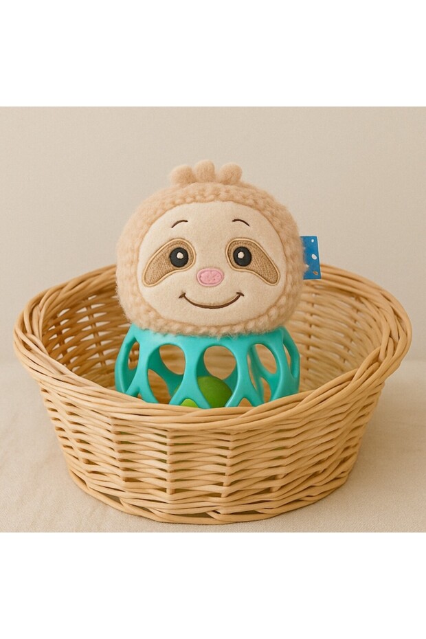 Interactive Rattle Toy, Monkey, Multicolor - 2