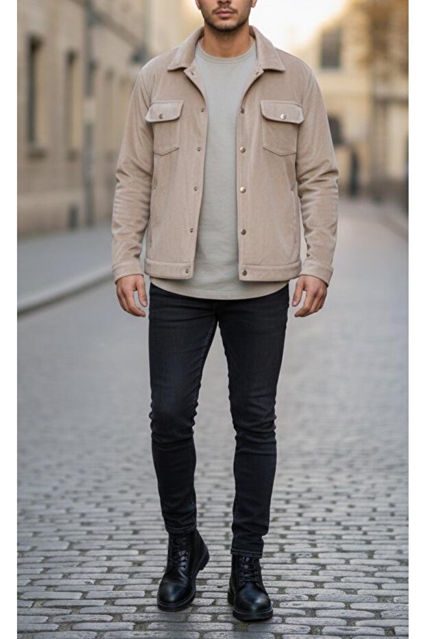 KADİFE ÇITÇITLI CEKET - 1