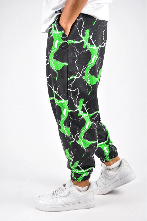 Elastic Waist Three Thread Patterned Shalwar - 2