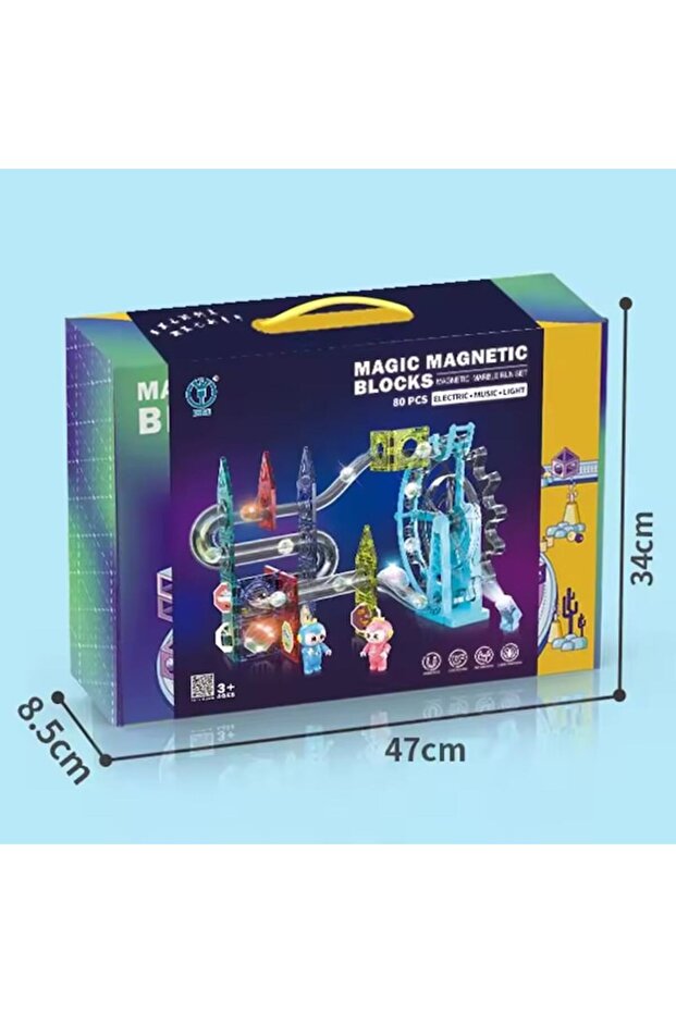 Set de construcții magnetice interactive 3D - 2