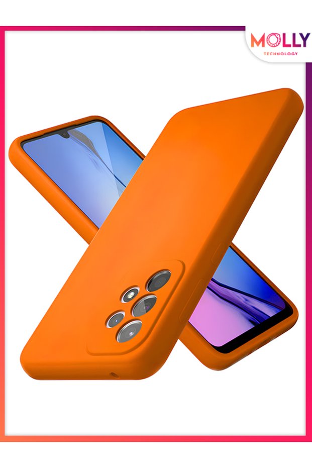 Kumquat Liquid Inside Velvet Matte Silicone Case for Samsung Galaxy A53