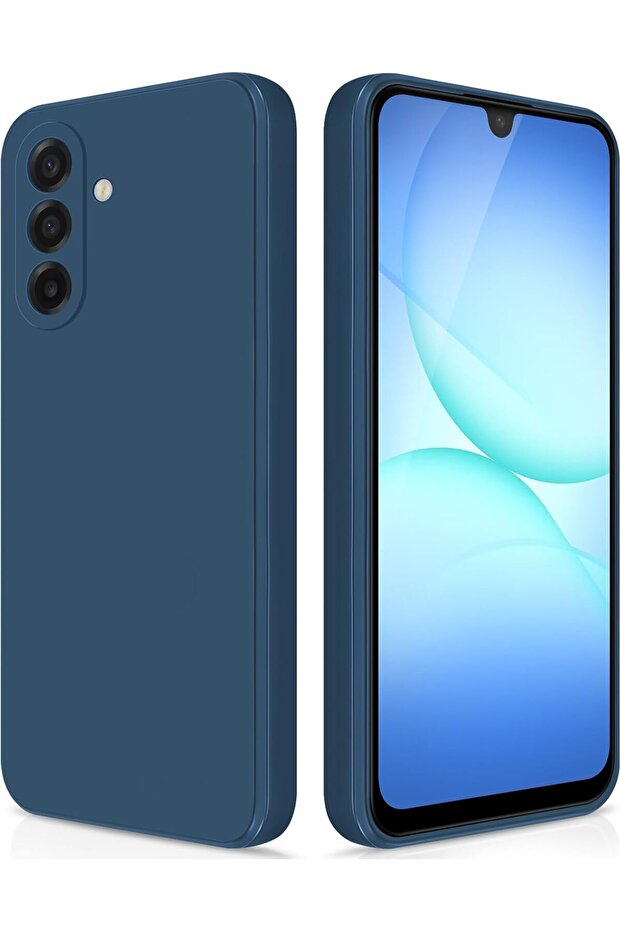 Silicone Case for Samsung Galaxy A17 - Full Body, Shockproof, Blue