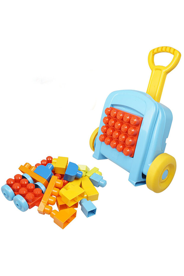 Set de construcție tip cărucior, 16 piese - 3