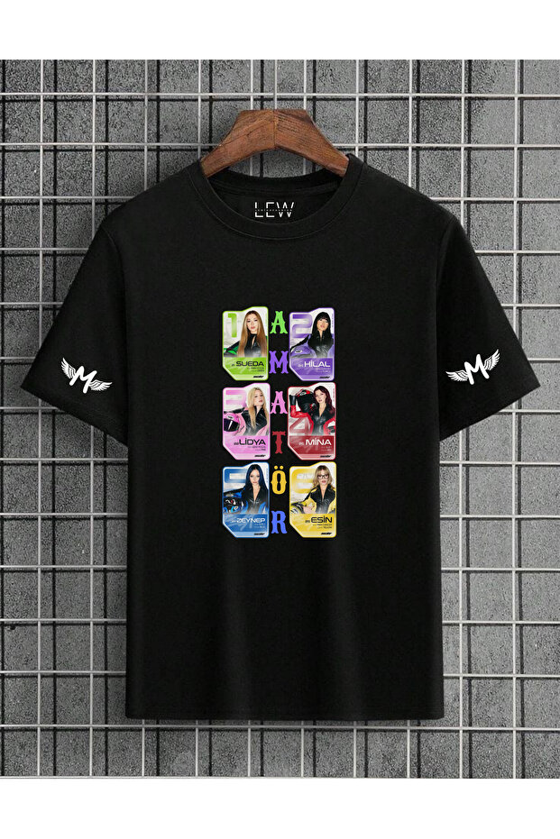 Manifest Esin,Lidya,Mina,Sueda,Zoktay,Hilal Amateur Song Design Cotton Premium Printed T-Shirt