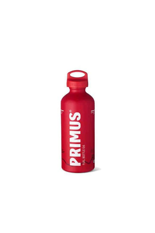 Refillable Fuel Bottle Red 0.6L, Lightweight Aluminum Liquid Fuel Container for Camping & Expedition Stoves, Available in Multiple Sizes