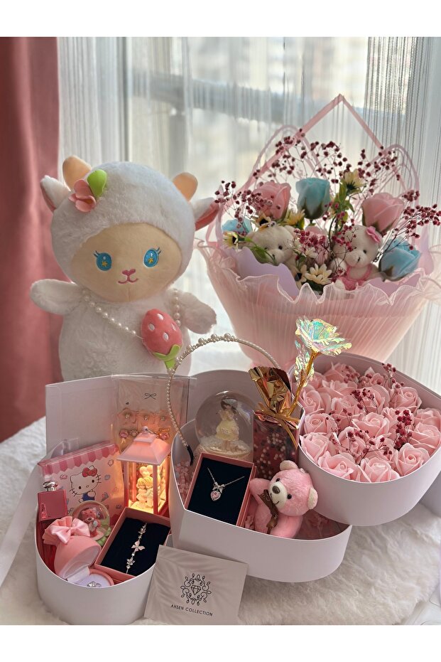 Gösterişli soft pembe - 4