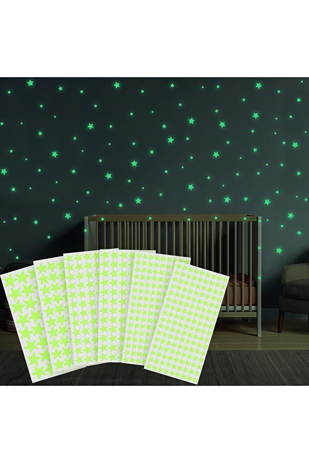Glow in The Dark Stars Stickers for Ceiling, 514PCS