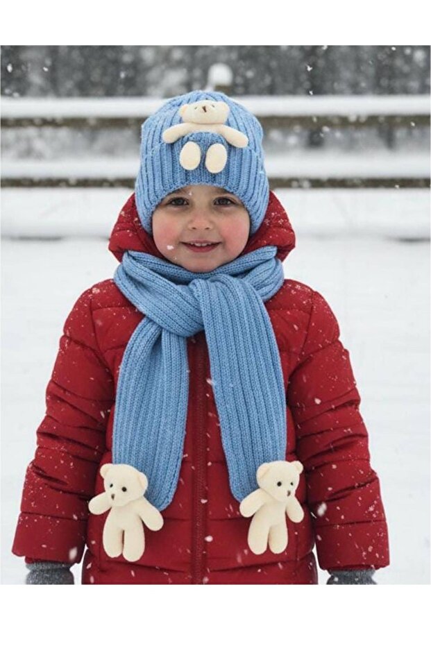 Set eșarfă și căciulă - 1
