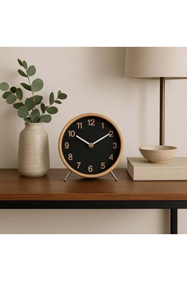 ساعة خشب Wooden Clock - 1