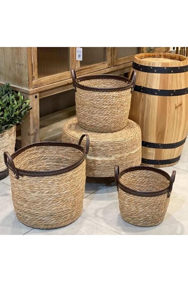 سلال خوص بوهيمي Bohemian Seagrass Baskets