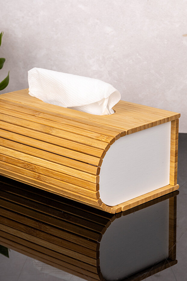 Bambu Modern Peçetelik Şık Tasarımlı Peçetelik - 4