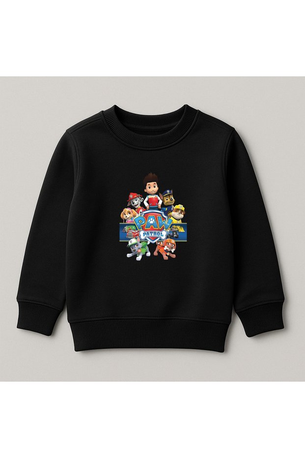 Paw Patrol Printed Crew Neck 100% Cotton Children's Sweatshirt