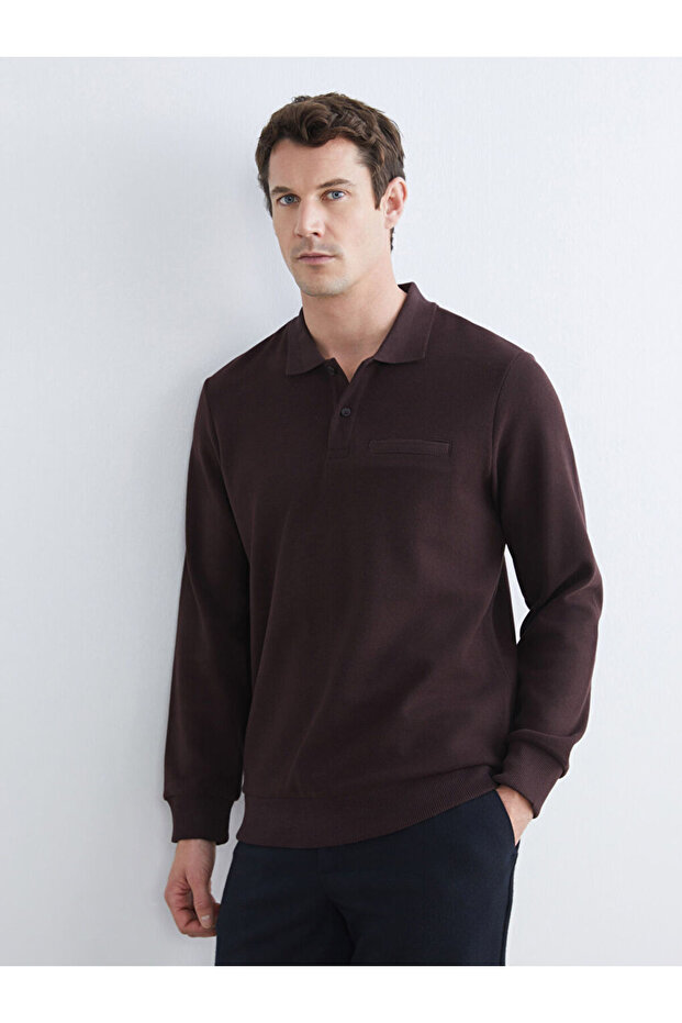 Sparkling Choices from Shining Store Devrik Roba Collar Men's Sweatshirt
