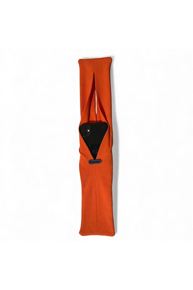 İPhone Telefon Askısı / İPhone Pocket Case Turuncu