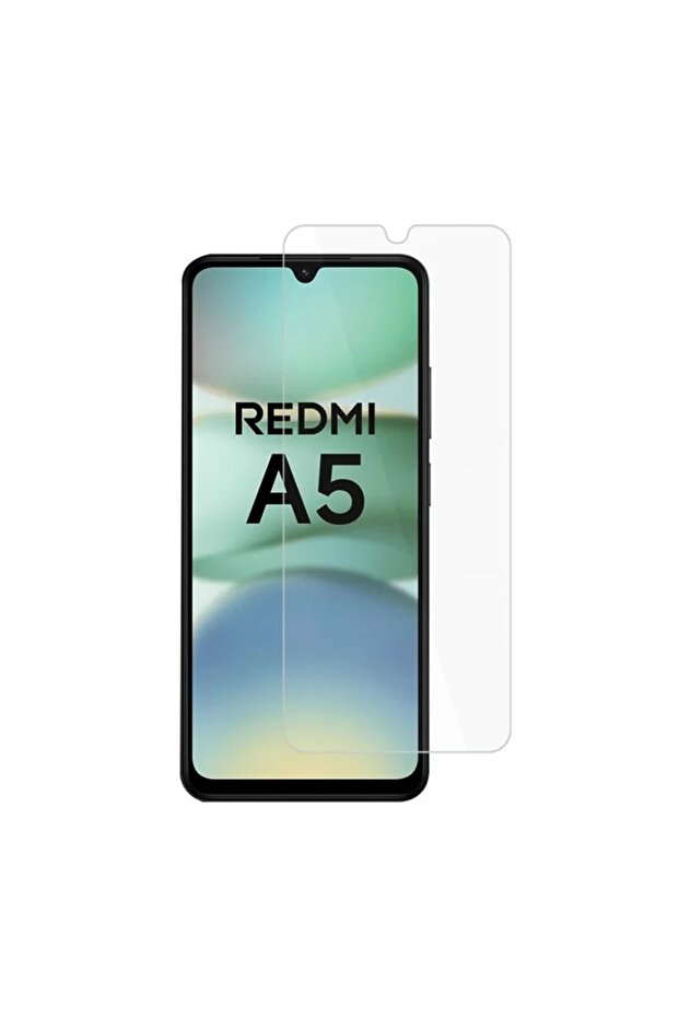واقي شاشة متوافق مع هاتف Xiaomi Redmi A5 مصنوع من الزجاج المقوى غير القابل للكسر