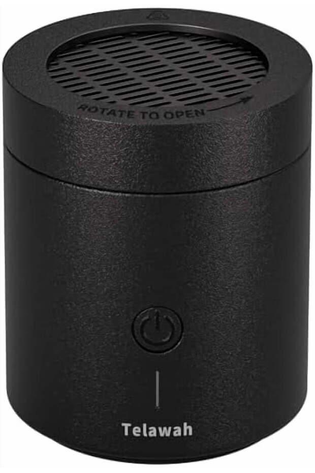Mini Portable Rechargeable USB Incense Burner Bakhoor Aromatherapy Diffuser (Black)