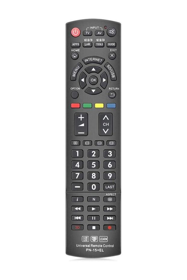 Universal Remote Control compatible with Panasonic TV (N2QAYB000485 / N2QAYB000100 / N2QAYB000221 /