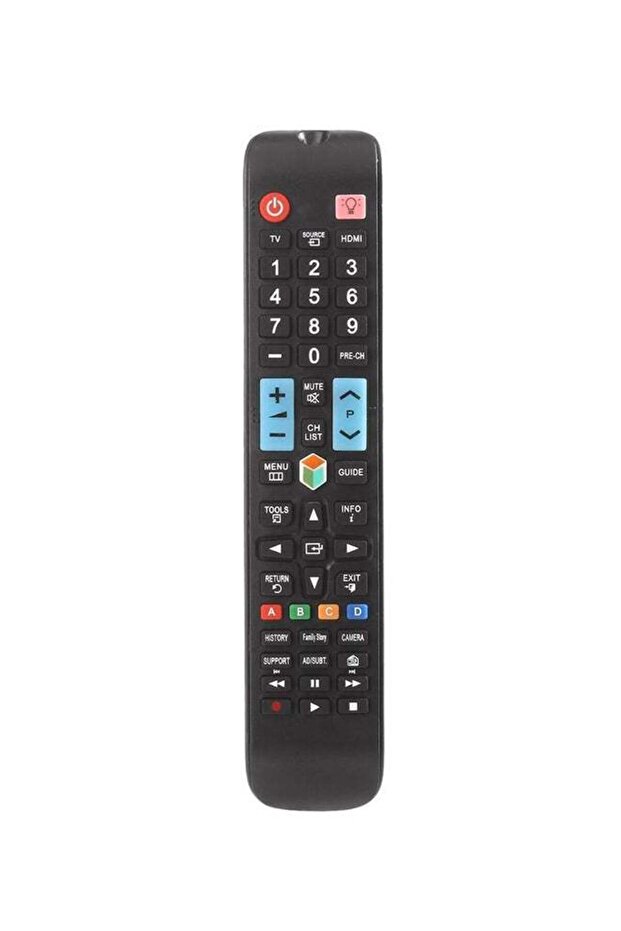 Universal 3D Remote Control for Samsung Smart TV with Backlight - Black