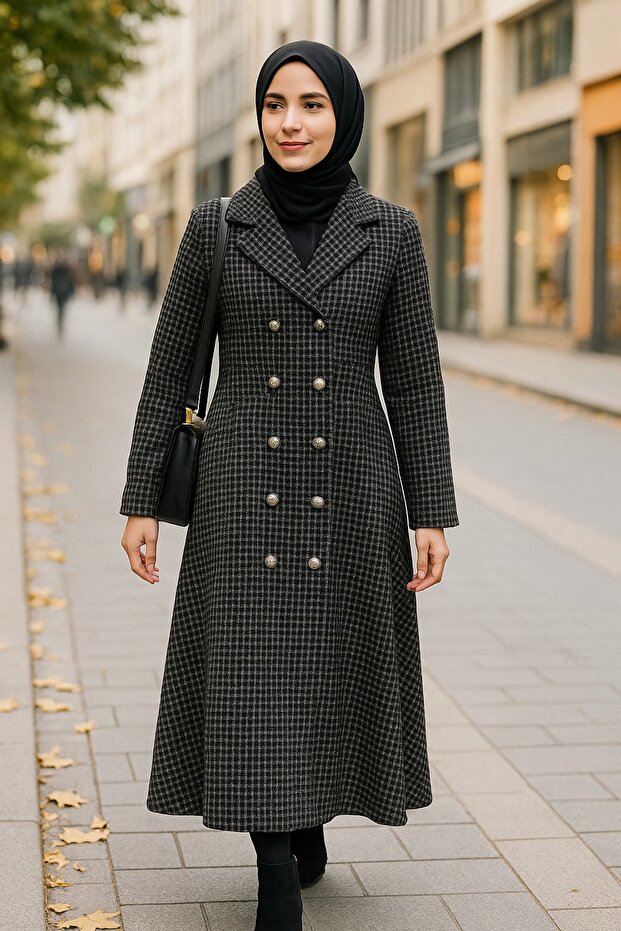 Tesettür Uzun Elbise - 1