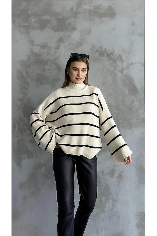 İSPANYOL KOL BOĞAZLI TRİKO - 3