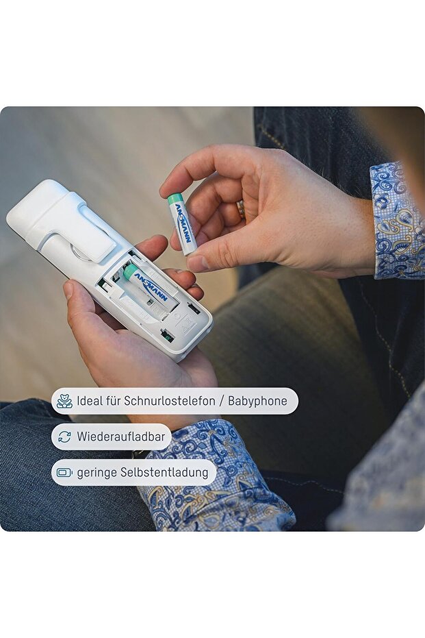 بطارية قابلة للشحن AAA سعة 800 مللي أمبير - 2