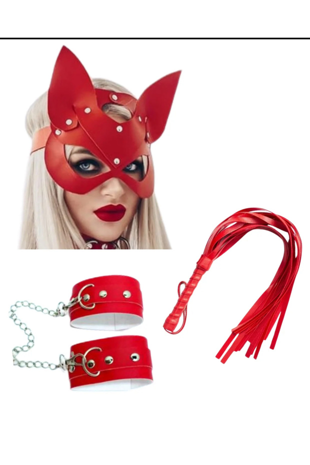 Maske kelepçe kırbaç seti - 1