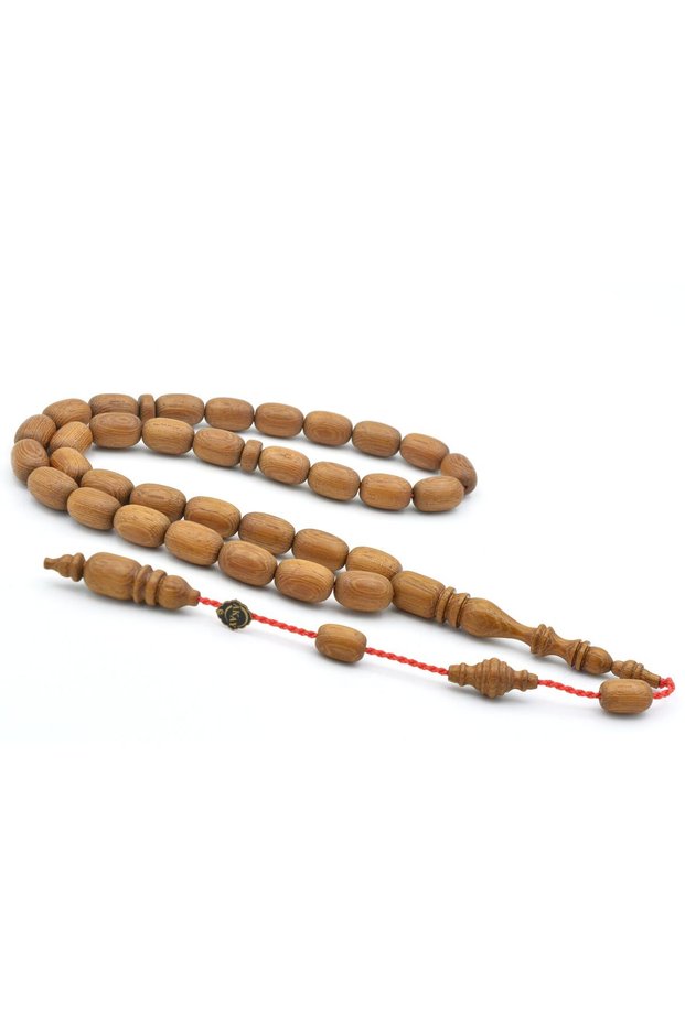 Mastercrafted Signature Systematic Capsule Cut Orange Wood Rosary