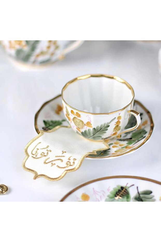 Ramadan Kareem Gold Coffee 6-Piece Presentation Napkin