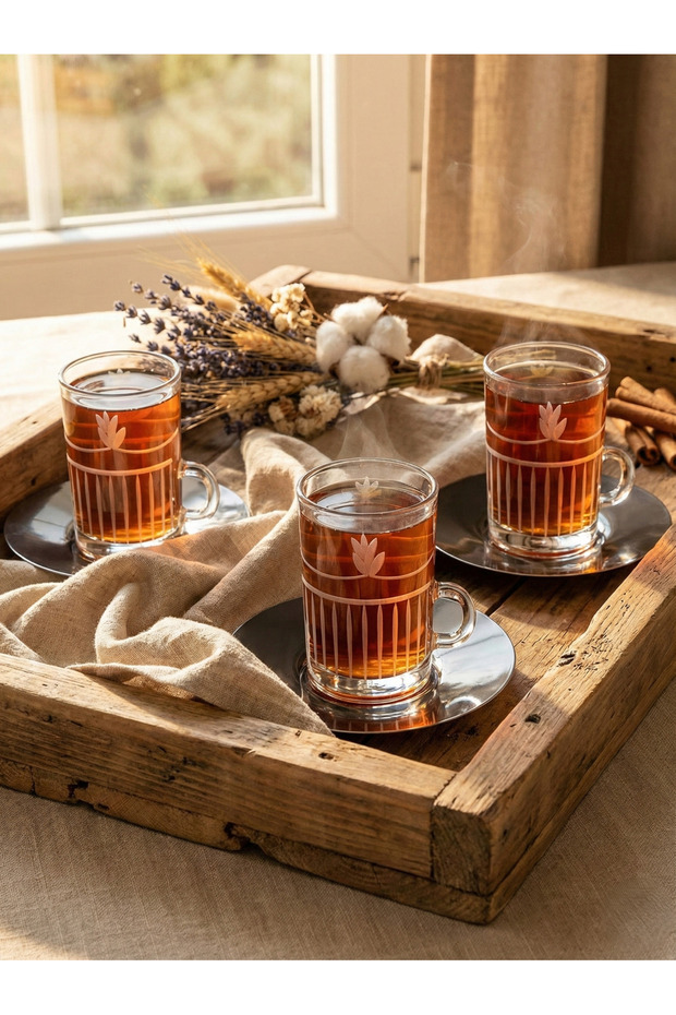 Kesim Decor Handcrafted Ehl'I Keyif Tea Set