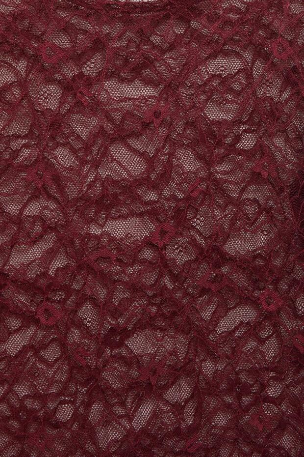 Dantelli uzun kollu body - 5