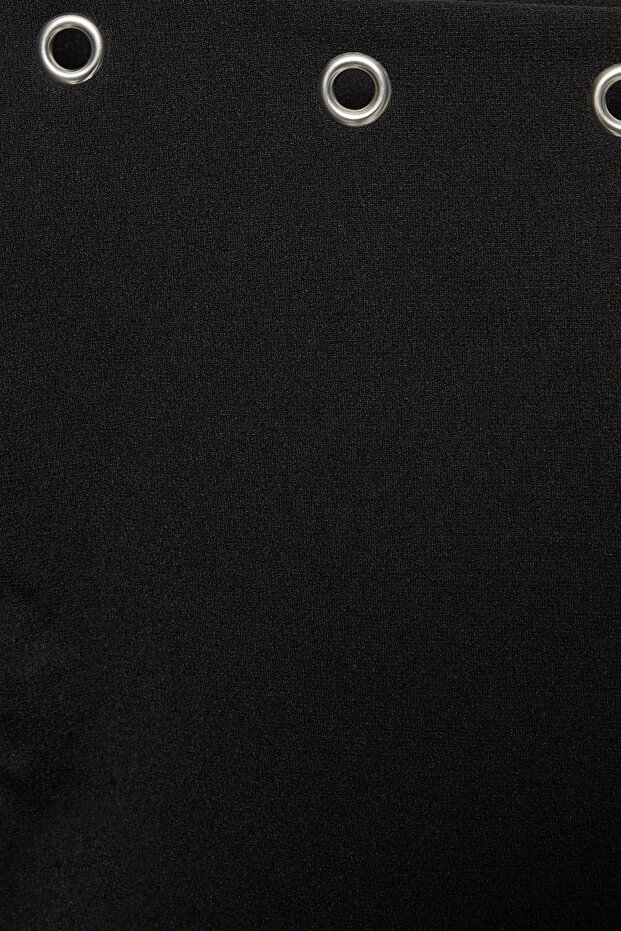 Açık omuzlu halka detaylı top - 6