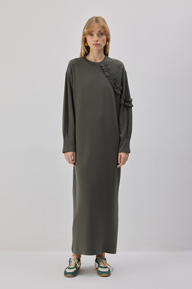 FIRFIRLI ÖRME ELBİSE - 3