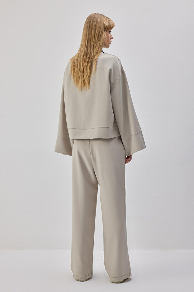 OVERSIZE BASIC BLUZ - 5