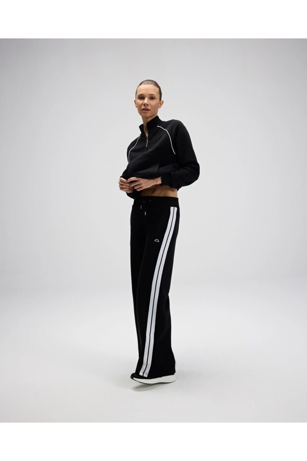 EF535-BK Kadın Siyah Sweat - 4