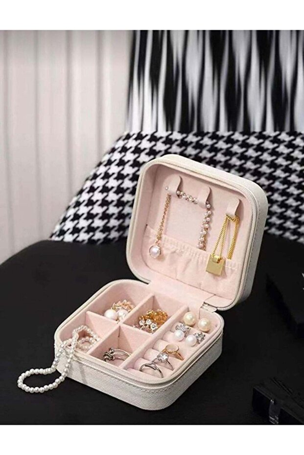 Mini Jewelry Organizer beige