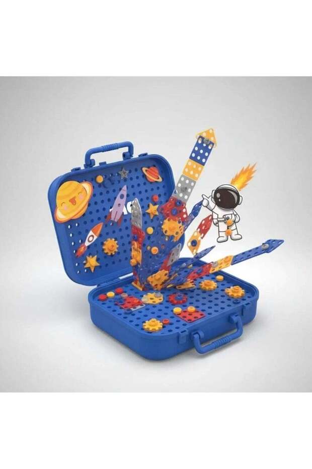 DIY Space Theme Electric Drill Construction Puzzle Set – Self Spell Box