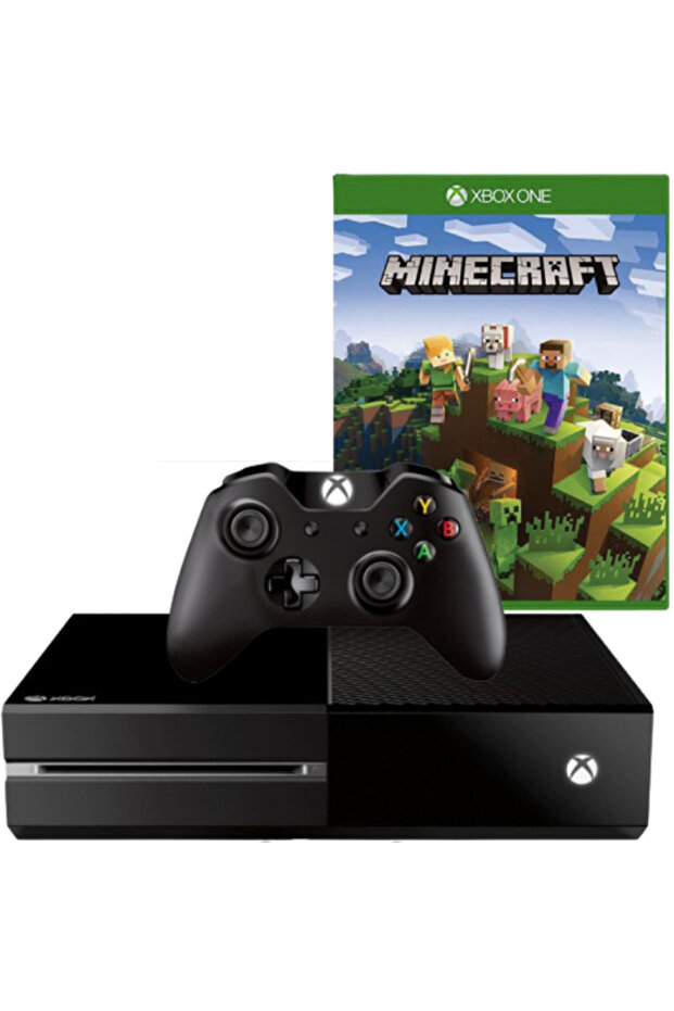 Xbox One Console 500GB + Second-Hand Controller + Minecraft Game - 1