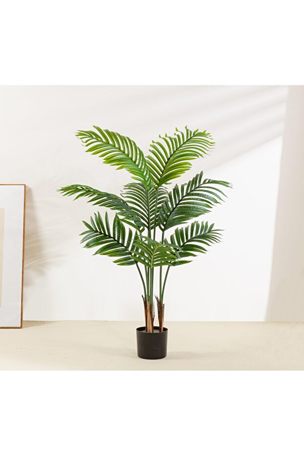 Artificial Areca Palm Tree- Faux Tropical Palm Plant Fake Tree(140cm)