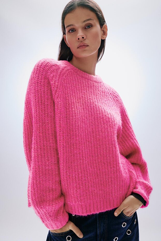 Fitilli örgü kazak - 1