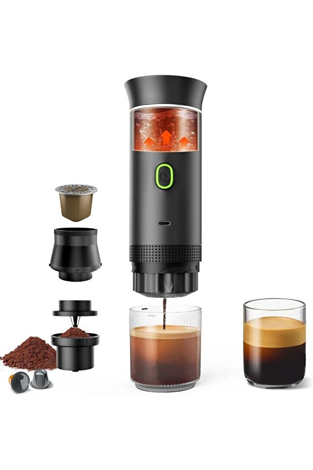 MUNTAQI 3-in-1 Portable Espresso Coffee Maker KF-JN-02