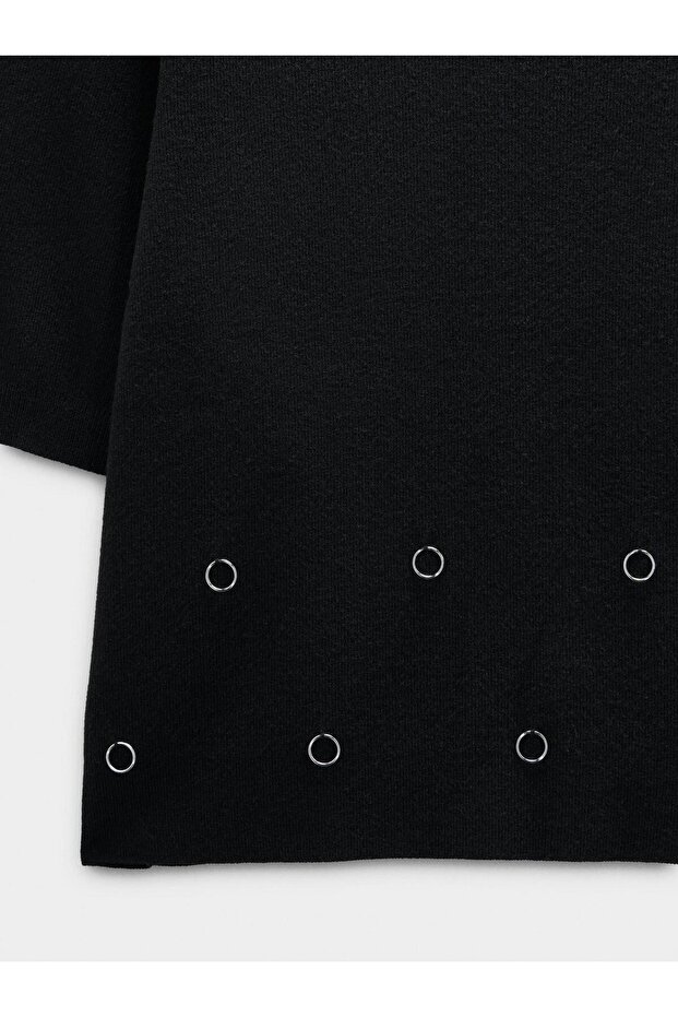 Delikli Örme Kazak - 6