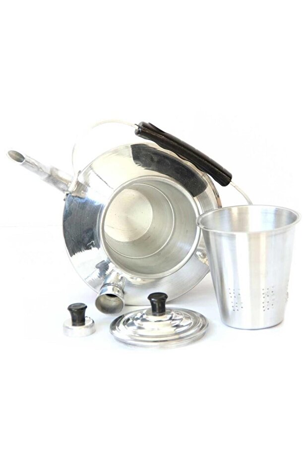 Çift Taraflı Amlüminyum Süzgeçli Çaydanlık - 8